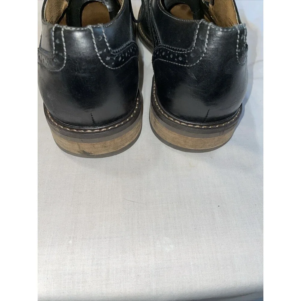 Vionic Dress Wingtips Mens Size 13 M Black Leather Oxfords Arch Support Comfort